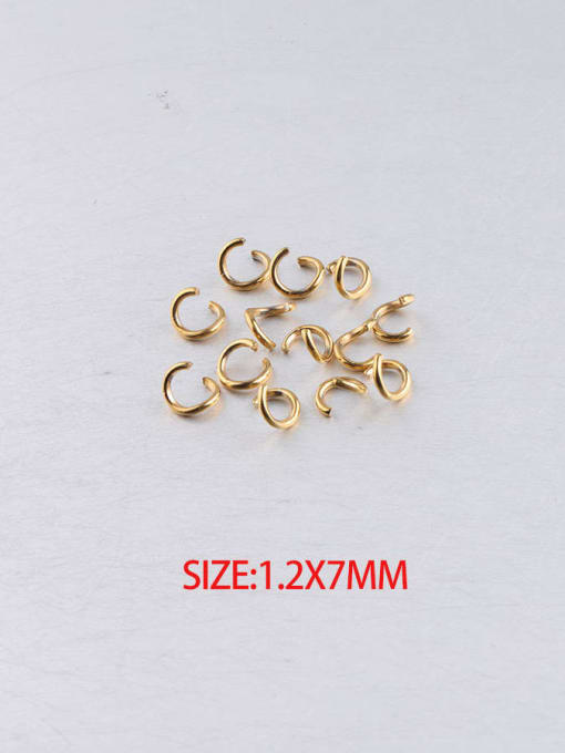golden 100pcs Stainless steel open ring single ring accessories