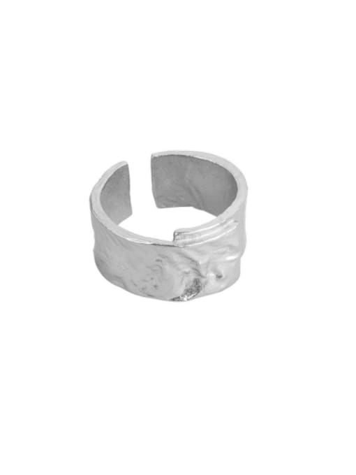 PNJ-Silver 925 Sterling Silver Geometric Vintage Band Ring