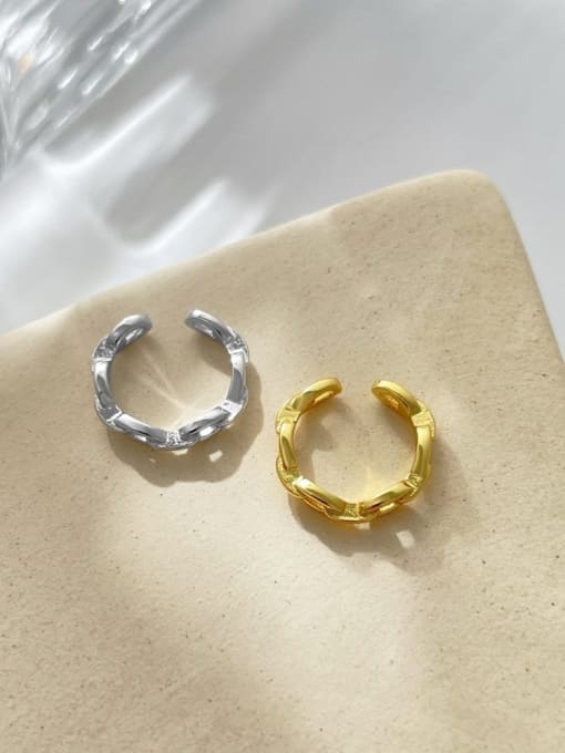 STL-Silver Jewelry 925 Sterling Silver Geometric Trend Clip Earring 3