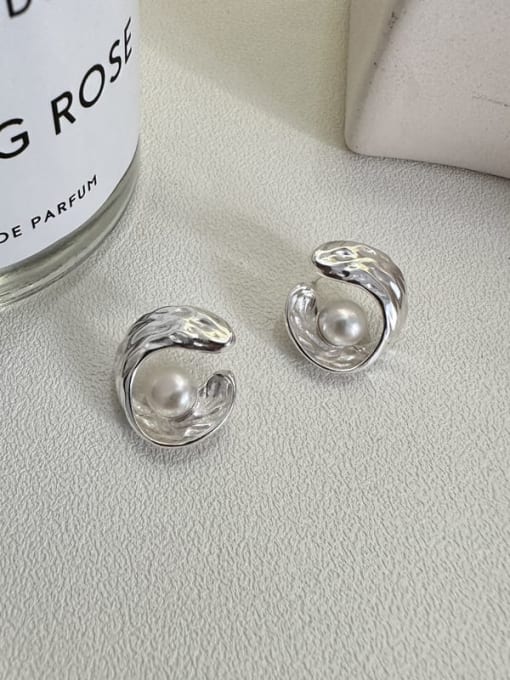 ARTTI 925 Sterling Silver Geometric Vintage Stud Earring 2