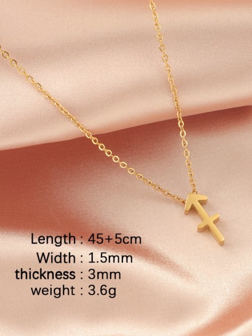 shooter Titanium Steel Constellation Minimalist Necklace