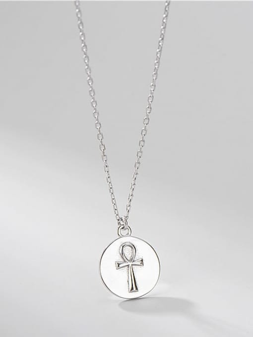 ARTTI 925 Sterling Silver Cross Minimalist Necklace 3