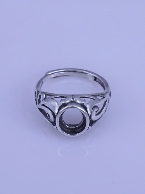 Supply 925 Sterling Silver Geometric Ring Setting Stone size: 7*8mm 0