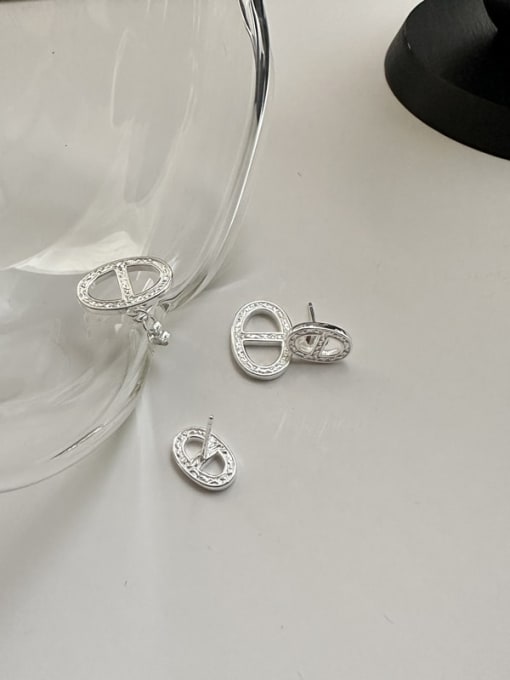 ARTTI 925 Sterling Silver Geometric Trend Stud Earring 2