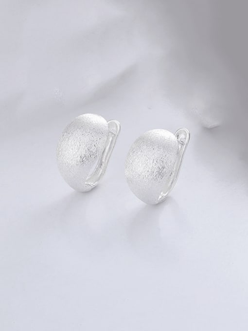 TAIS 925 Sterling Silver Geometric Minimalist Stud Earring
