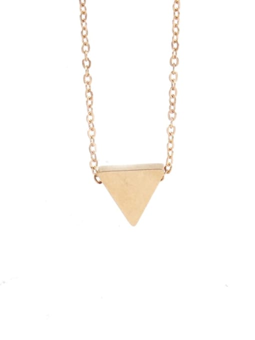 MEN PO Stainless steel Triangle Minimalist Necklace 1