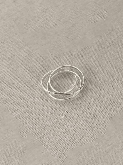 STL-Silver Jewelry 925 Sterling Silver Geometric Minimalist Stackable Ring 3