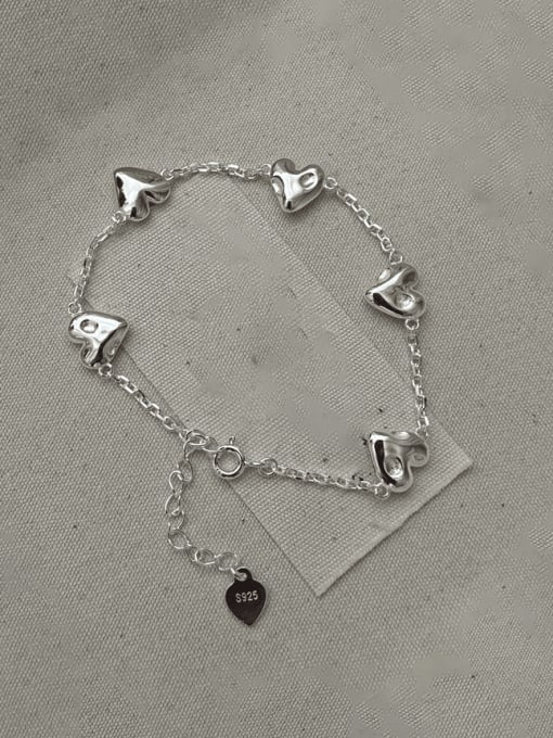ARTTI 925 Sterling Silver Heart Vintage Bracelet