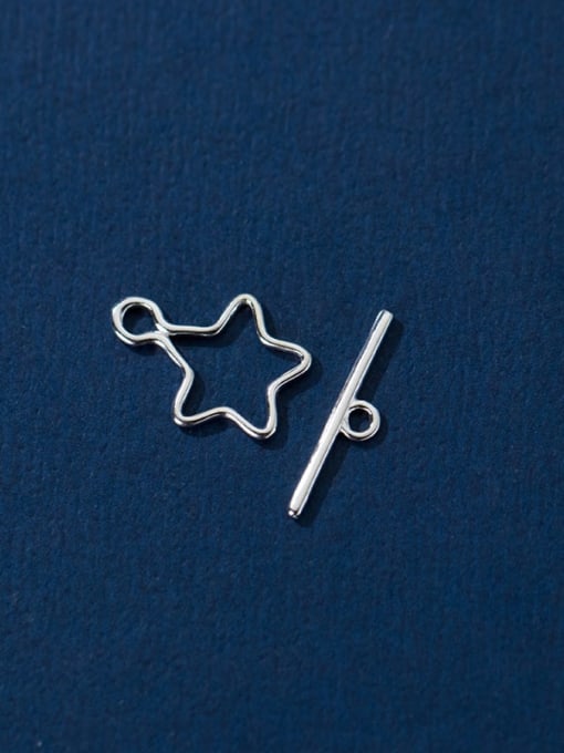 FAN S925 silver star bracelet connecting buckle five-pointed star OT buckle 1