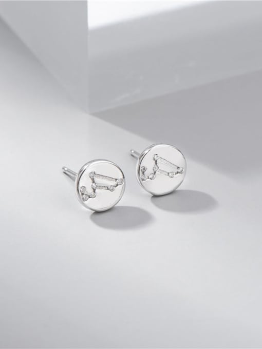 Capricornus 925 Sterling Silver Constellation Cute Stud Earring