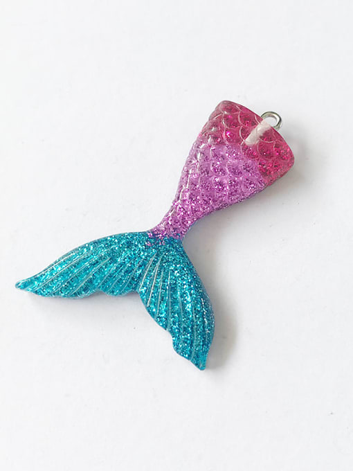 FTime Multicolor Resin Fish Charm Height : 2.3cm , Width: 3.05cm 4