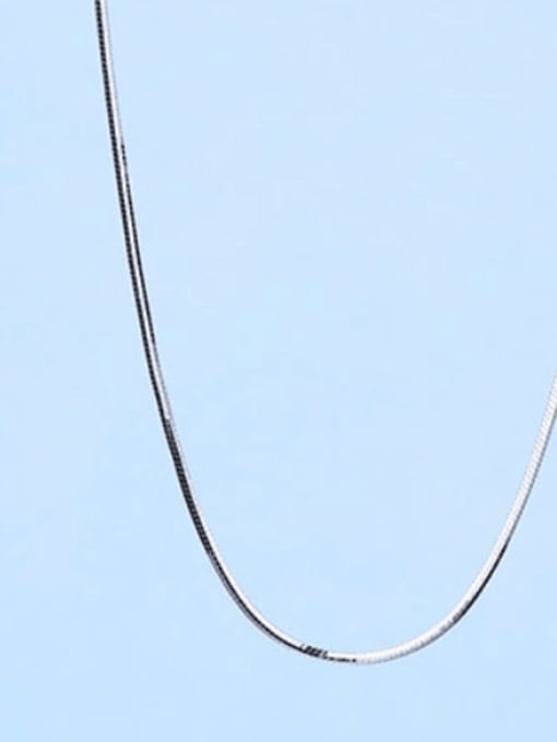 0.7mm#snake#40cm 925 Sterling Silver Chains