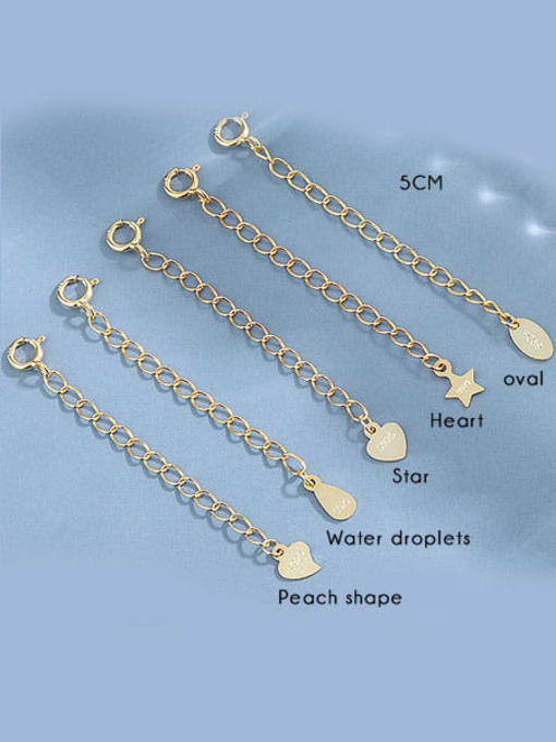 Supply 925 Sterling Silver Width: 5 cm Water Drop Claps : 5mm Chain Extender 1