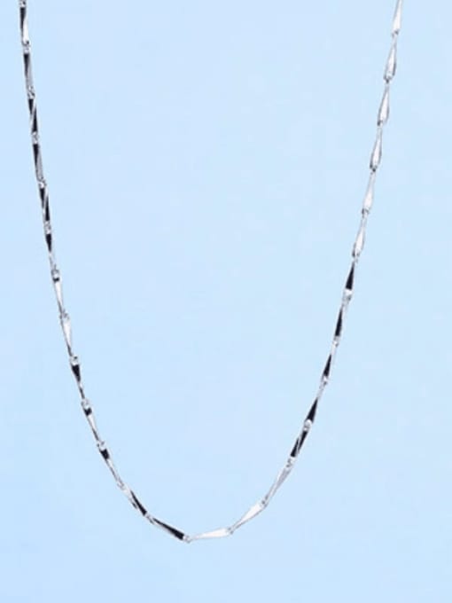 0.7mm# melon seeds chain #40cm 925 Sterling Silver Chains