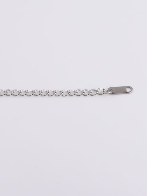 Steel color Stainless steel extension chain/tail chain with long tag and long tail chain