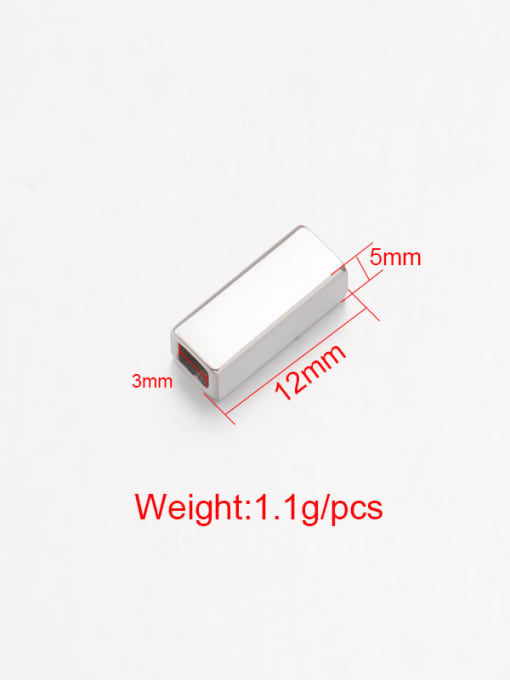 MEN PO Stainless steel Hollow cuboid Trend Findings & Components 2