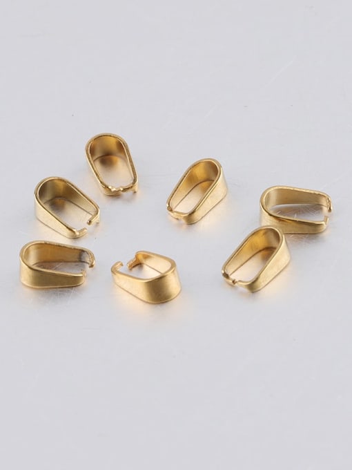 golden Stainless steel Melon seed buckle opening buckle Minimalist Findings & Components