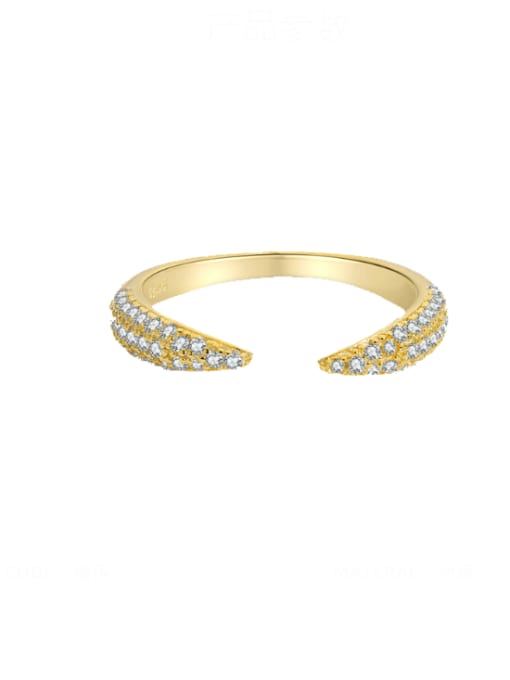 STL-Silver Jewelry 925 Sterling Silver Cubic Zirconia Geometric Minimalist Band Ring