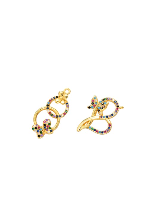 KOKO Copper Micro-Set Butterfly Colored Diamonds Collection 0