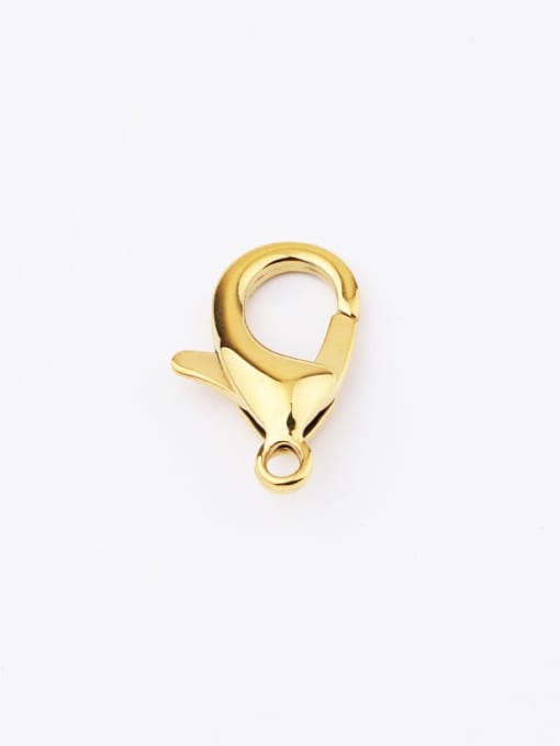 golden Stainless steel shrimp bow clasp lobster clasp