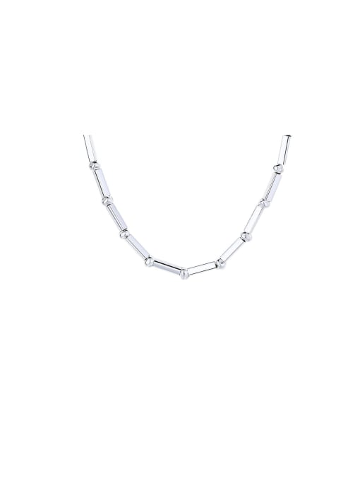 TAIS 925 Sterling Silver Trend Geometric  Bracelet and Necklace Set