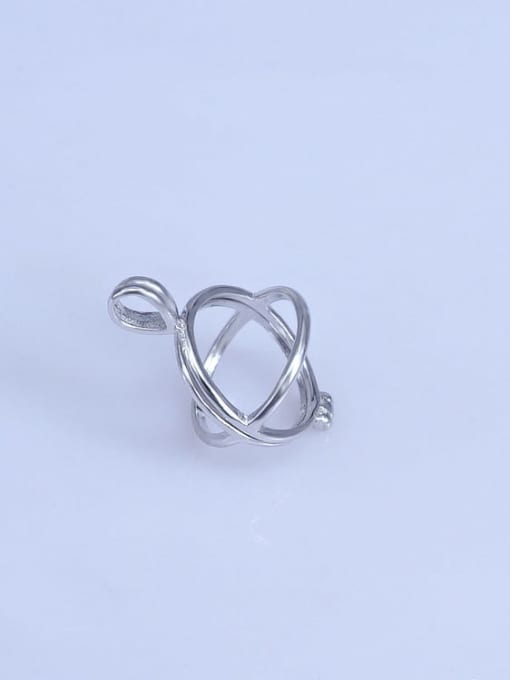Supply 925 Sterling Silver Bead Cage Pendant Setting Stone size: 12*12mm 1