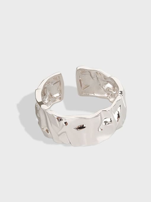 PNJ-Silver 925 Sterling Silver Geometric Minimalist Band Ring