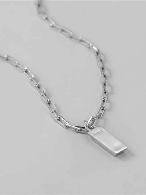 ARTTI 925 Sterling Silver Smooth Geometric Vintage Necklace 2