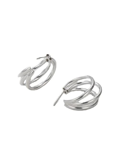 ARTTI 925 Sterling Silver Geometric Minimalist Stud Earring 2
