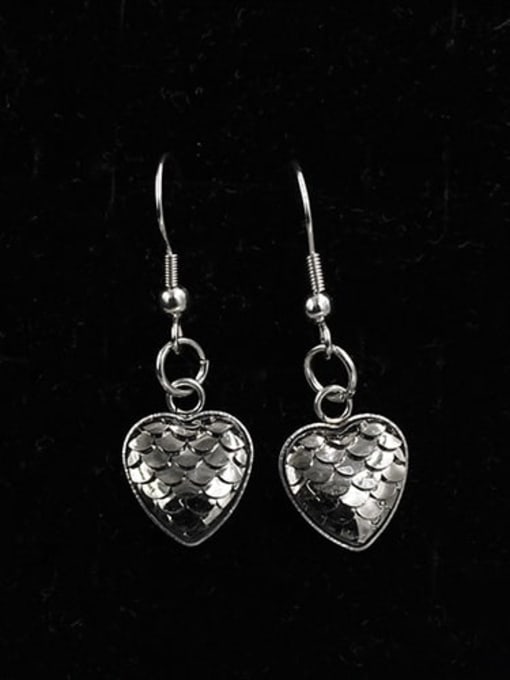 13 Stainless steel Heart Trend Drop Earring