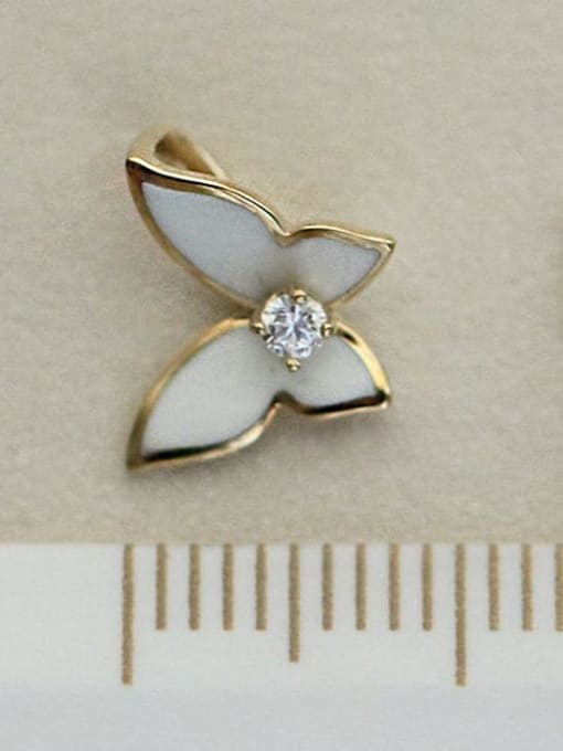 ZEMI 925 Sterling Silver Rhinestone Butterfly Dainty Necklace 1