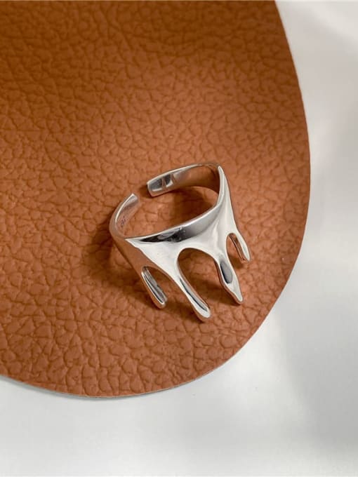ARTTI 925 Sterling Silver Crown Minimalist Band Ring
