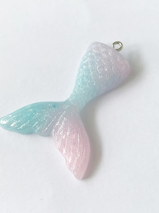 FTime Multicolor Resin Fish Charm Height : 3.2cm , Width: 4.1cm 1