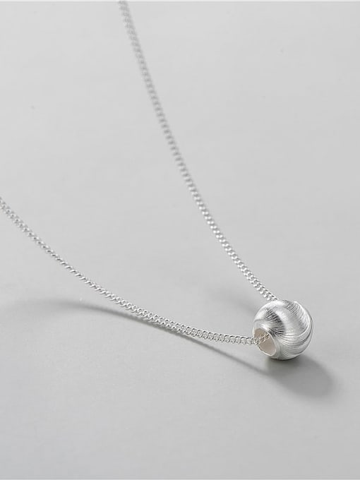 ARTTI 925 Sterling Silver Round Minimalist Necklace