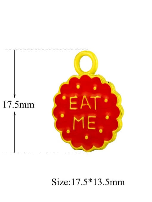 FTime Alloy Letter Charm Height : 17.5 mm , Width: 13.5 mm 2