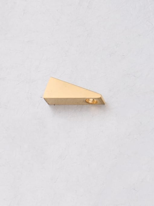 golden Stainless steel Triangle Small beads