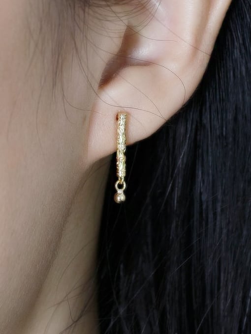 ACEE 925 Sterling Silver Geometric Minimalist Drop Earring 1