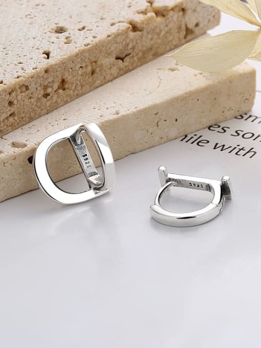 TAIS 925 Sterling Silver Letter Vintage Stud Earring 3