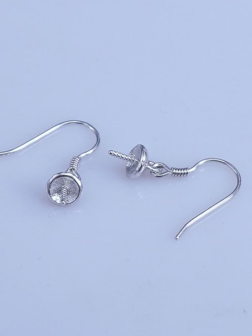 Supply 925 Sterling Silver Ball Earring Setting Stone diameter: 6*12mm 1