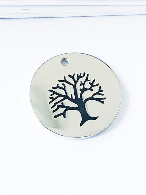 FTime Stainless steel Tree of Life Charm Diameter : 25 mm 1