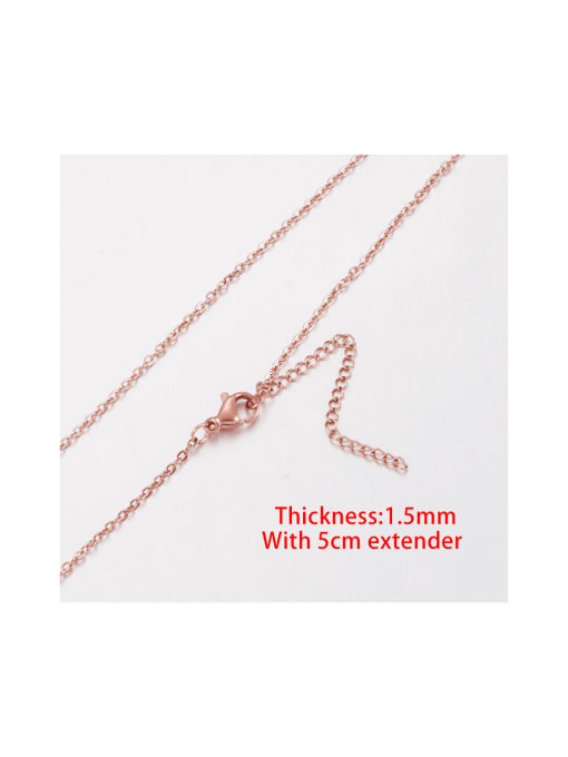 MEN PO Stainless steel o-shaped chain necklace 1