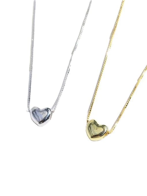 ARTTI 925 Sterling Silver Heart Minimalist Necklace 1