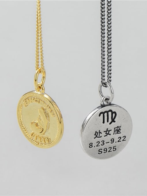 Virgo (single pendant) 925 Sterling Silver Constellation Minimalist Necklace