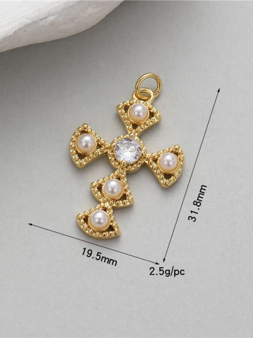 14 K gold H 11683 Brass Cubic Zirconia Minimalist Heart DIY Pendant
