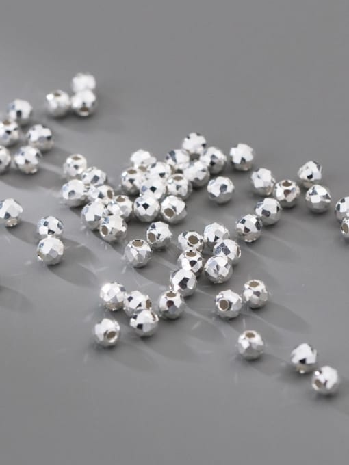 FAN 925 Sterling Silver Geometric Minimalist Beads 1