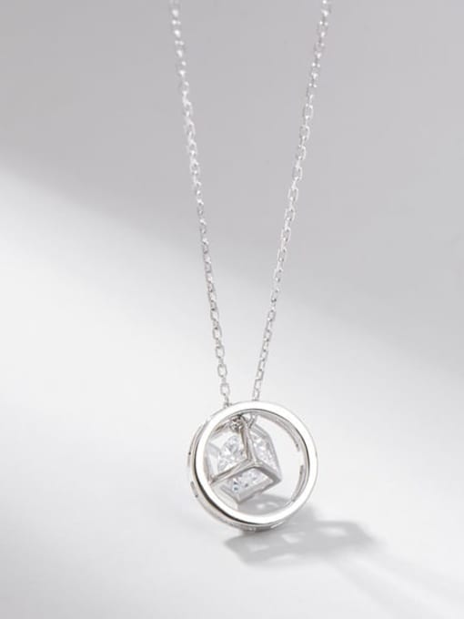ARTTI 925 Sterling Silver Geometric Minimalist Necklace 0