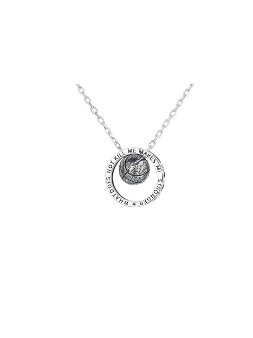 TAIS 925 Sterling Silver Geometric Vintage Necklace 0