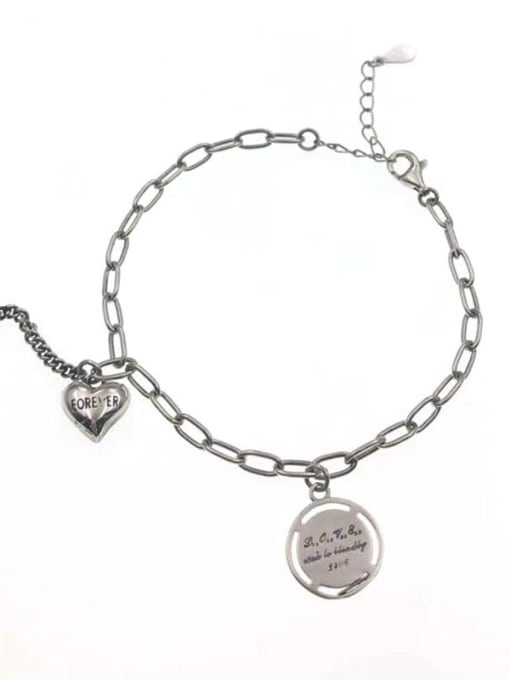 ARTTI 925 Sterling Silver Heart Minimalist Bracelet 0