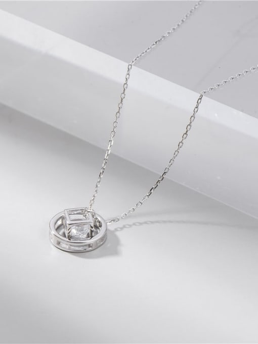 ARTTI 925 Sterling Silver Geometric Minimalist Necklace 3