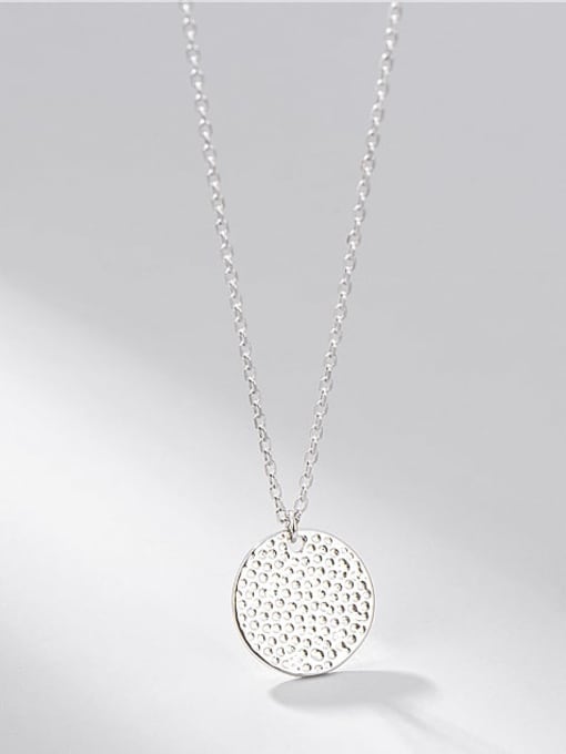 ARTTI 925 Sterling Silver Round Minimalist Necklace 4